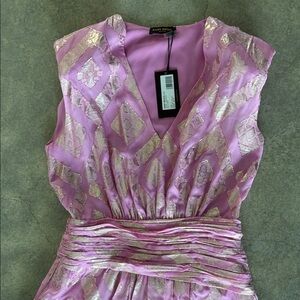 Ramy Brook Lilac and Silver Dress